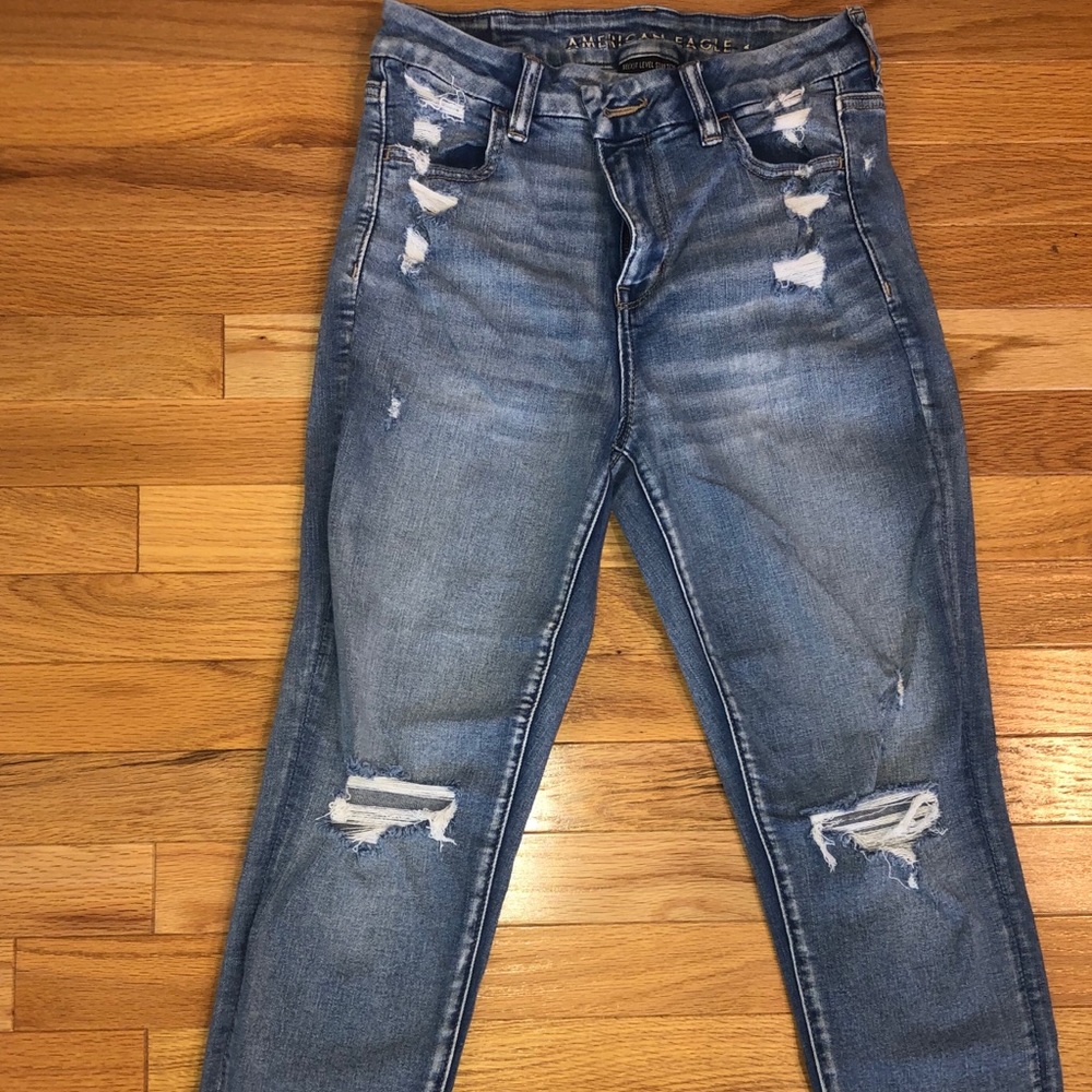 American Eagle Curvy High-Rise Jegging Crop Size 4